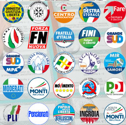 Logo partiti elezioni 2013