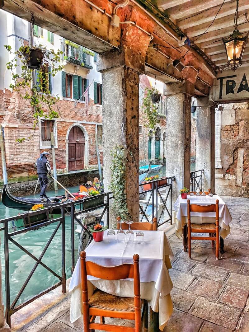 Un piccolo ristorante a Venezia