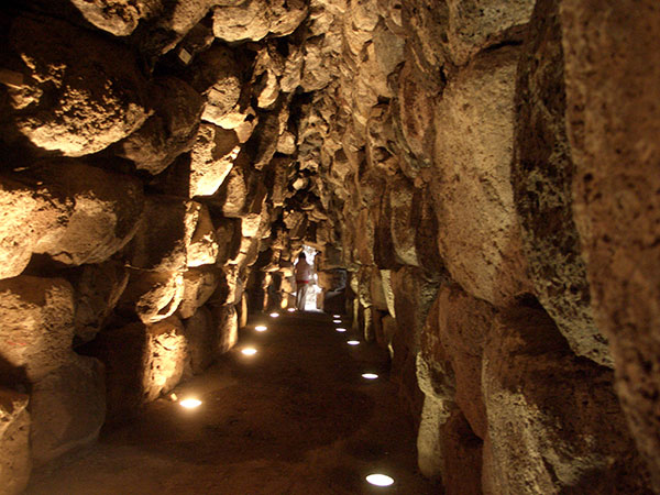 Interno di un nuraghe